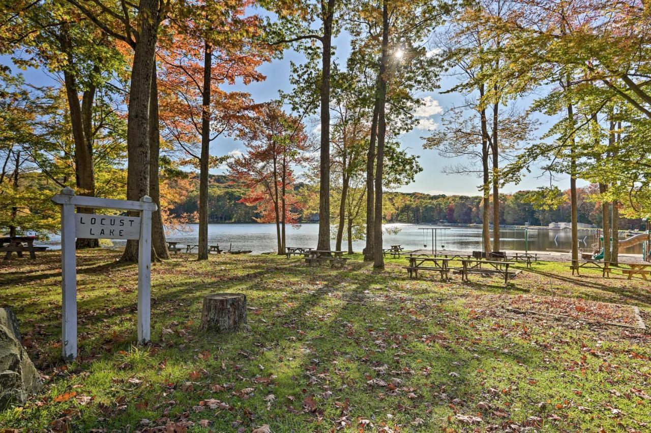 Bear Den Rustic Pocono Lake Home With Game Room! Εξωτερικό φωτογραφία