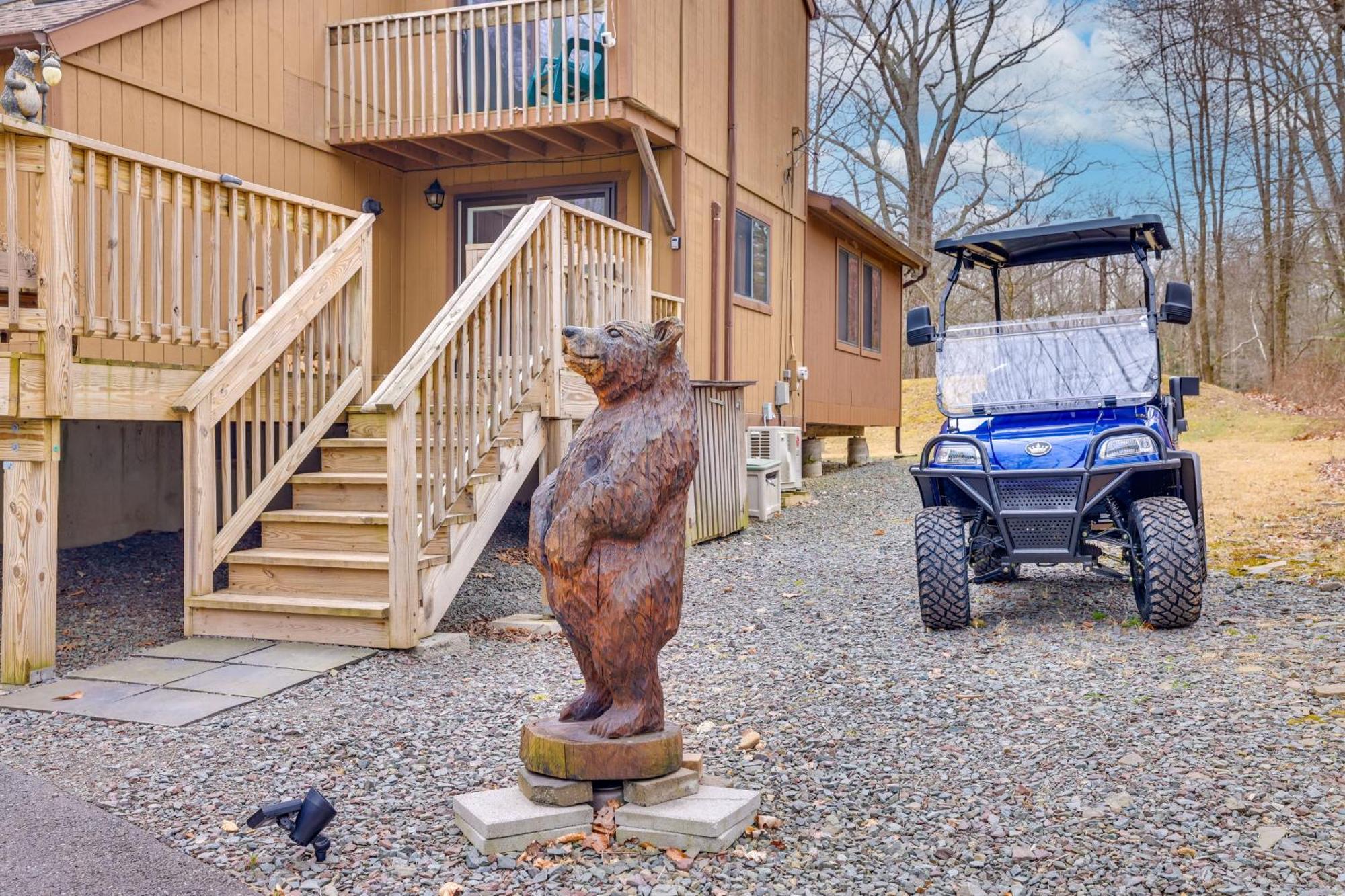 Bear Den Rustic Pocono Lake Home With Game Room! Εξωτερικό φωτογραφία